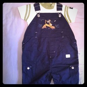 Whinnie The Poo overalls set